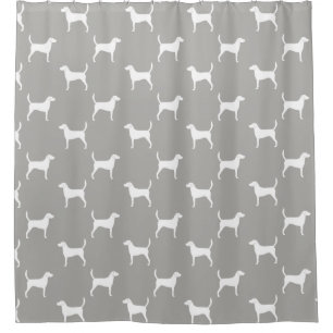 Harrier Dog Silhouettes Pattern
