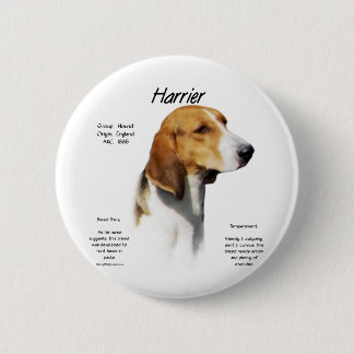 Harrier History Design 2 Inch Round Button