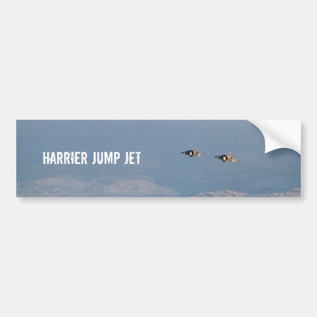 Harrier Jump Jet Bumper Sticker (Front)