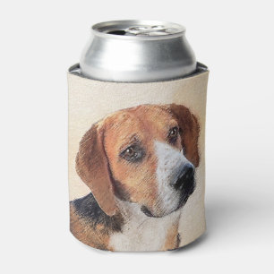 Harrier Painting - Cute Original Dog Art Can Cooler