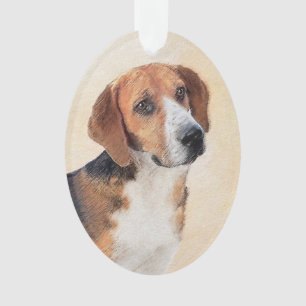 Harrier Painting - Cute Original Dog Art Ornament