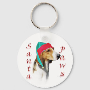 Harrier Santa Paws Keychain
