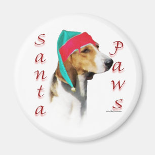 Harrier Santa Paws Magnet