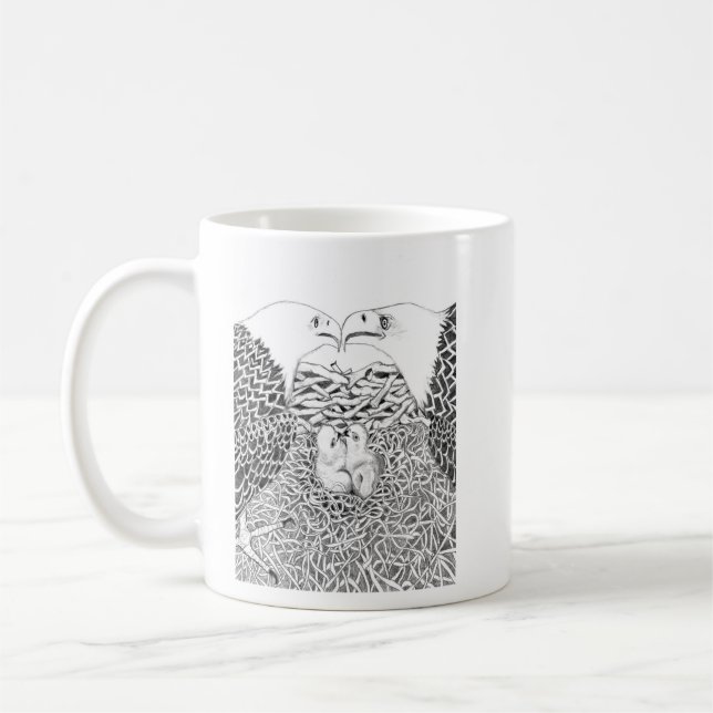 HARRIET + M EAGLES SORT OF FRATERNAL TWINS COFFEE MUG (Left)