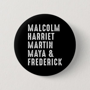 Harriet Martin Maya Frederick Black Leaders 2 Inch Round Button