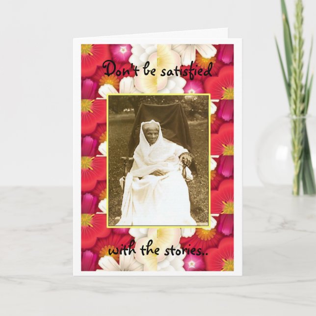 Harriet Tubman-Become Your Own Legend Card (Front)