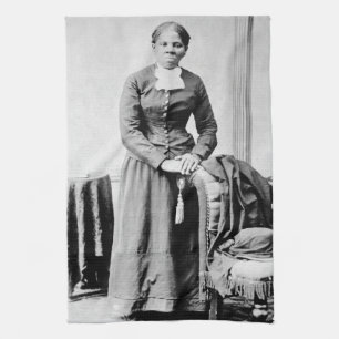 Harriet Tubman Conductor Underground Railroad Kitchen Towel