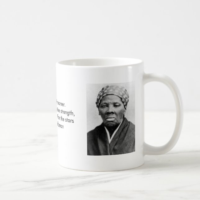 Harriet Tubman mug with "Dream" quote (Right)
