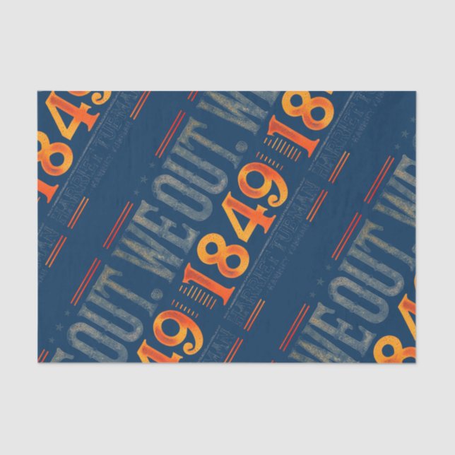 Harriet Tubman We Out 1849 Black American History Tissue Paper (Front)