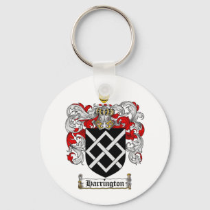 HARRINGTON FAMILY CREST -  HARRINGTON COAT OF ARMS KEYCHAIN