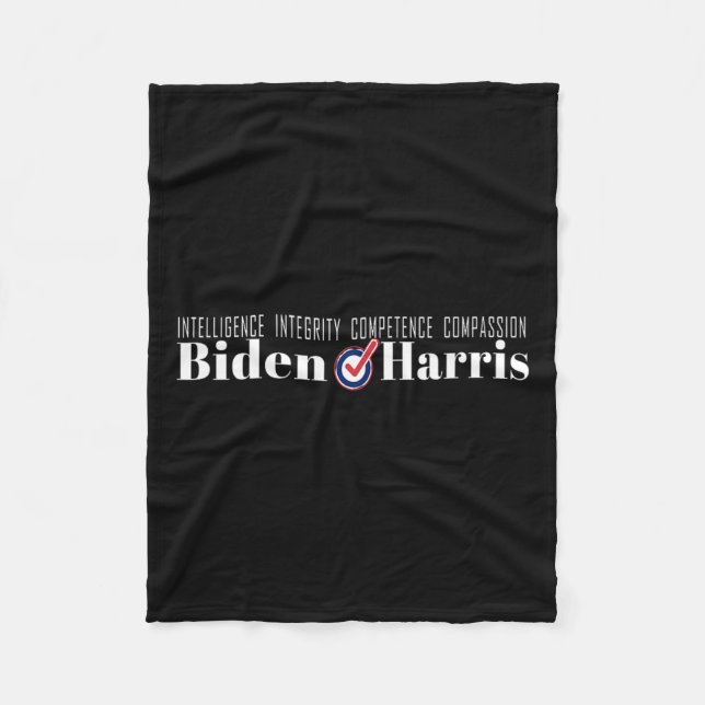 Harris 2020 Campaign Election Merchandise Gift  Fleece Blanket (Front)