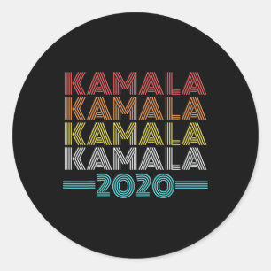 Harris 2020 Usa America Election Melanin Hbcu Aka Classic Round Sticker