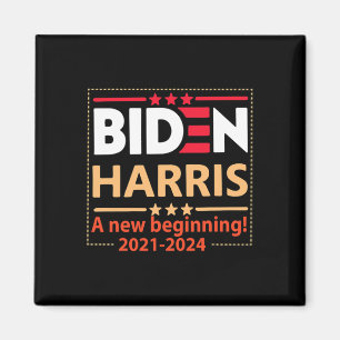 Harris 2021-2024 A New Beginning  Magnet