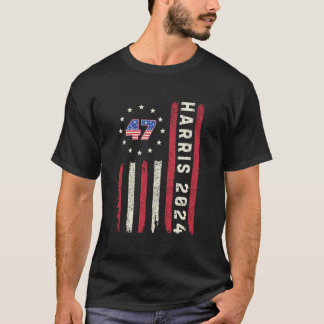 Harris 2024 47 President T-Shirt
