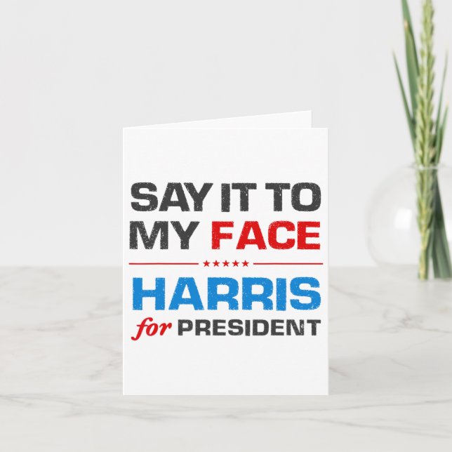 Harris 2024  card (Front)