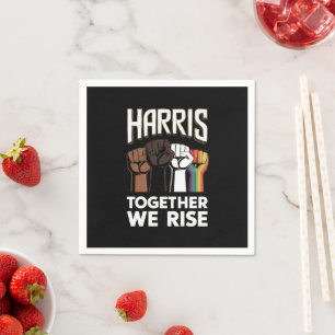 Harris 2024 Election LGBT Kamala Harris 2024 Napkin