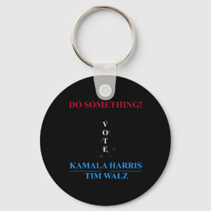 Harris 2024 Election - Michelle Obama Do Something Keychain
