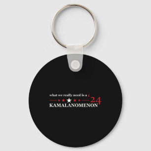 Harris 2024 Election Supporter Design Kamalanomeno Keychain