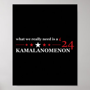 Harris 2024 Election Supporter Design Kamalanomeno Poster