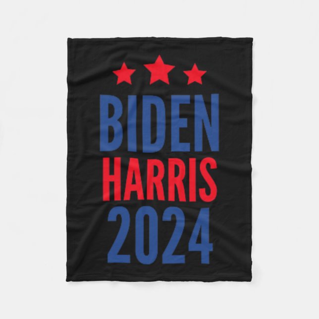 Harris 2024 Election Vote  Fleece Blanket (Front)