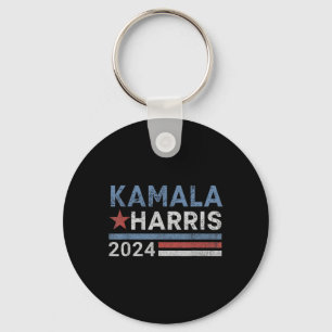 Harris 2024 For President Election Campaign Keychain