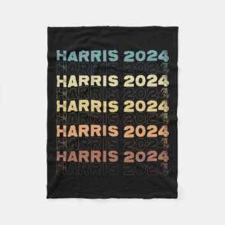 Harris 2024 For President Election Campaign Quote Fleece Blanket