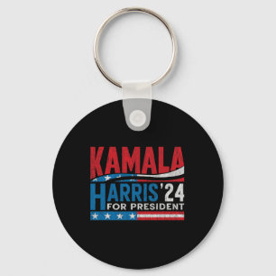 Harris 2024 For President Election Voting For Kama Keychain