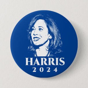 Harris 2024 kamala election campaign photo 3 inch round button