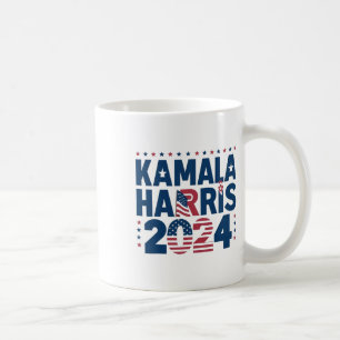 Harris 2024 Political Patriotic Statement Democrat Coffee Mug