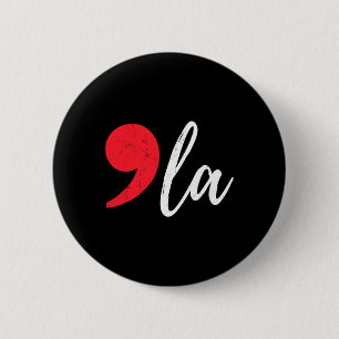 Harris 2024 President Comma La 2 Inch Round Button