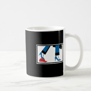 Harris 2024 Retro Comma La Red Hat Anti Trump  Coffee Mug