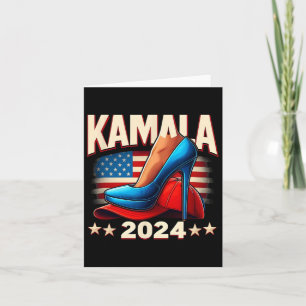 Harris 2024 Shoes 2024 Election Day Graphic  Card