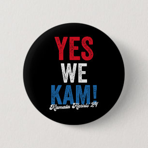 Harris 2024 Support I&#';m With Her Kamala Harris 2 Inch Round Button