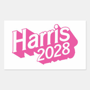 Harris 2028 Pink Colourful Sticker
