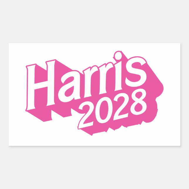 Harris 2028 Pink Colourful Sticker (Front)