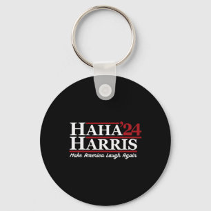 Harris 24 Make America Laugh Again Keychain