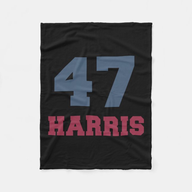 Harris 47 1  fleece blanket (Front)
