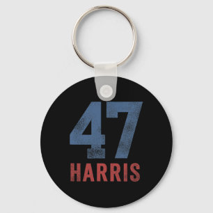 Harris 47 First Woman President For Girls And Teen Keychain