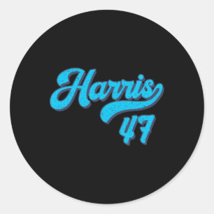 Harris 47 Th President Usa America 2024 Election 2 Classic Round Sticker