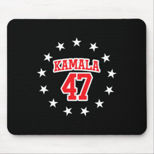 Harris 47th President Red White & Blue Stars D Mouse Pad