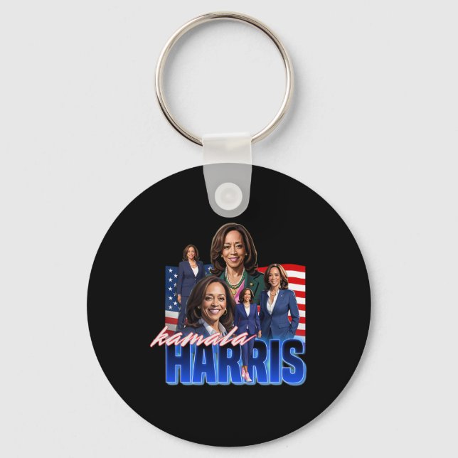 Harris American Flag Bootleg  Keychain (Front)