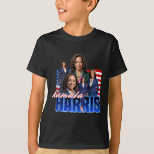Harris American Flag Bootleg  T-Shirt