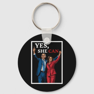 Harris And Barack Obama Forward 2024 Election Keychain