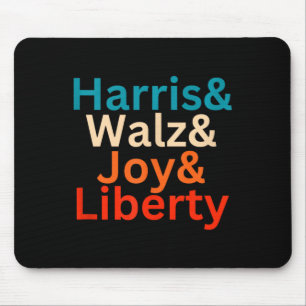 Harris And W Joy Liberty Vintage Retro Tim Waltz K Mouse Pad