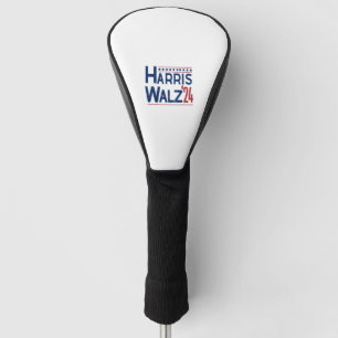 Harris and Walz 2024 Election Pairing Golf Head Cover