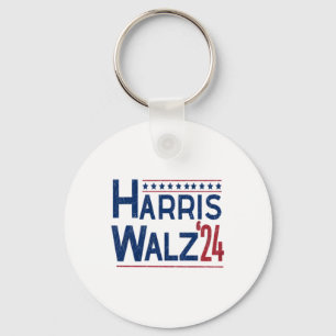 Harris and Walz 2024 Election Pairing Keychain
