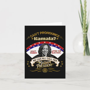 Harris - Call Her &#';madam President&#; 2024 Fun Card