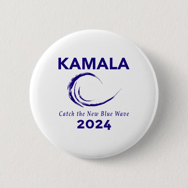 Harris Campaign 2024  2 Inch Round Button (Front)