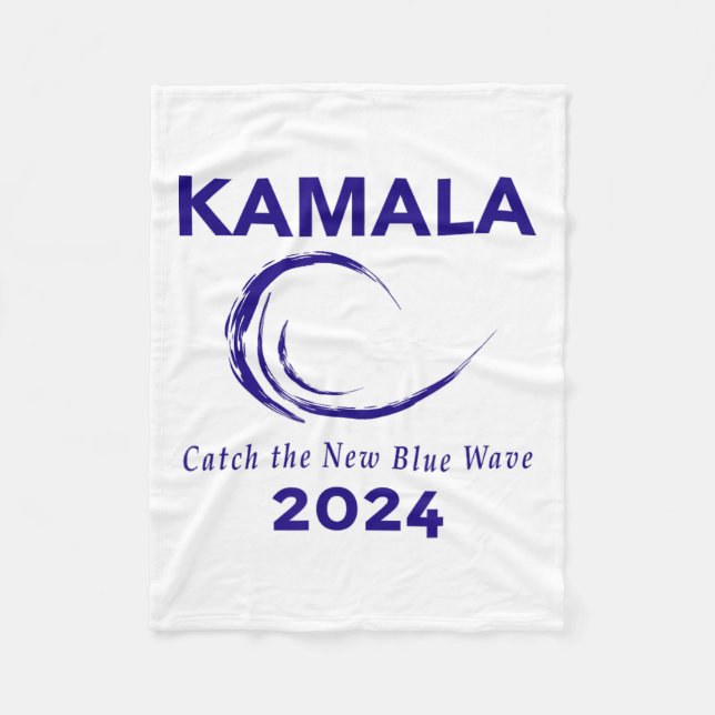 Harris Campaign 2024  Fleece Blanket (Front)