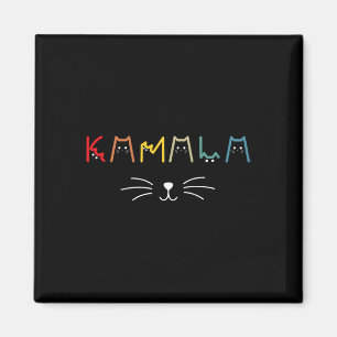 Harris Cat Lettering Positive Funny 12 Magnet
